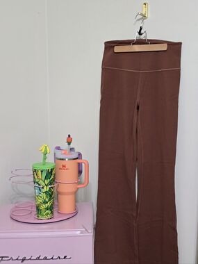 Lululemon Groove Nulu High-Rise Flares in Ancient Copper Size 10